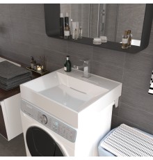Раковина над стиральной машиной Uperwood Top 60х55х11 см, белая глянцевая