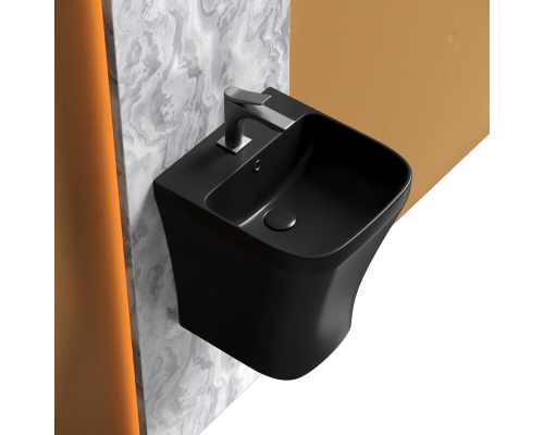 Раковина подвесная Ceramica Nova DION 36x40 черная матовая