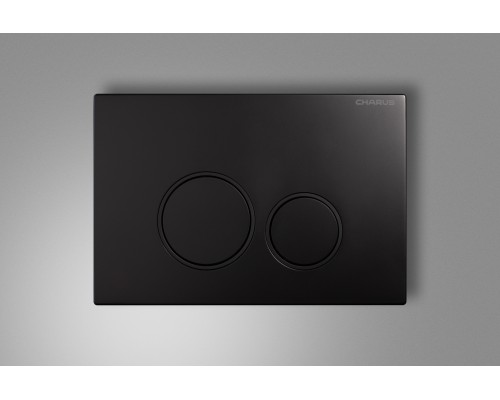Кнопка смыва Charus Spazio FP.330.DW.02 черный матовый