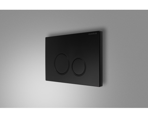 Кнопка смыва Charus Spazio FP.330.DW.02 черный матовый