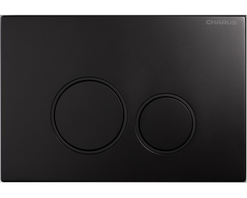 Кнопка смыва Charus Spazio FP.330.DW.02 черный матовый