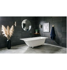 Ванна из литьевого мрамора Flere Oberon New 170x75x60 (белый матовый)