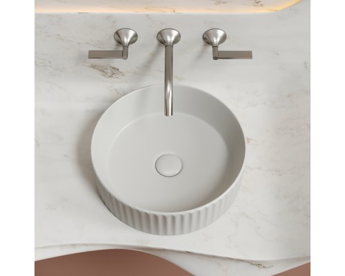 Раковина-чаша накладная Ceramicanova серый матовый Element 360x360x115