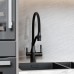 Смеситель для кухни SANCOS Orta SC4008MB с подключением фильтра для воды, матовый черный