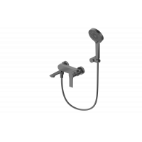 Смеситель для ванны с душем Wonzon&Woghand, Темный графит