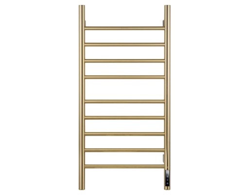 Полотенцесушитель электрический Wonzon&Woghand BONN, Брашированное золото WW-AL409-BG