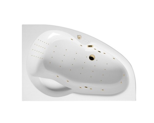Ванна гидромассажная EXCELLENT Newa 160x95 R NANO золото