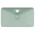 Раковина ISVEA SistemaY Clear накладная 644x395x125 мятно зеленый матовый 10SY50065SV-2T