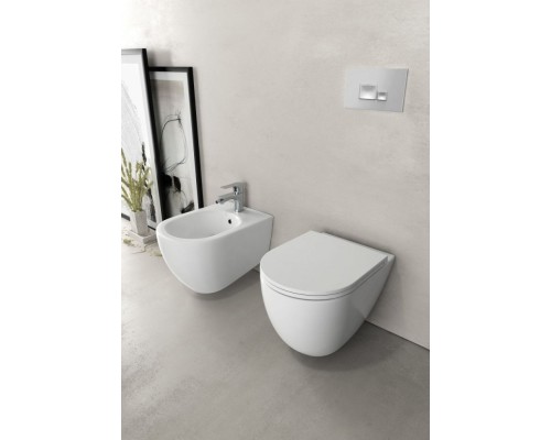 Унитаз ISVEA Infinity подвесной 365x530x400-белый 10NF02001SV