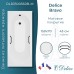 Ванна из литьевого мрамора Delice Bravo 150х70 матовая с черными ручками