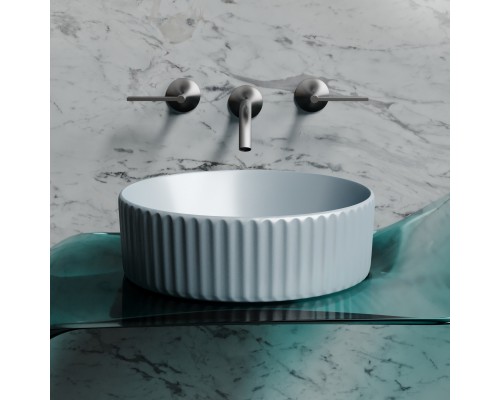 Раковина-чаша накладная Ceramicanova серо-Голубой матовый Element 360x360