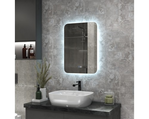 Зеркало Taliente Zled-B с LED-подсветкой, 50x70см, прямоугольное, с антизапотеванием