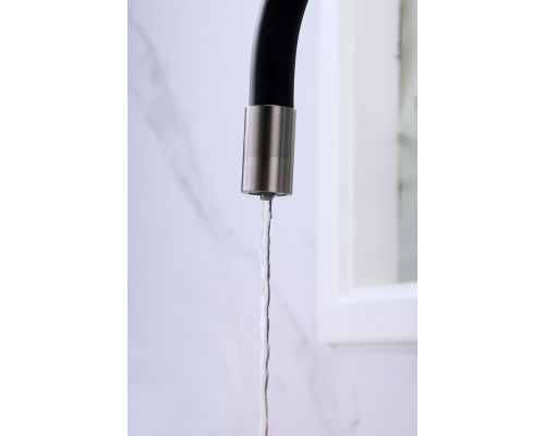 Смеситель для кухни Paulmark Salix Sa213419-GM Вороненая сталь