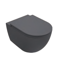 Унитаз ISVEA VEA Rondo подвесной 365x510x400 антрацит матовый 10VA02002SV-2C
