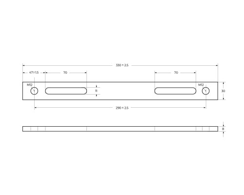 Комплект кронштейнов для крепления ног BelBagno BB20-EAGLE-SUP