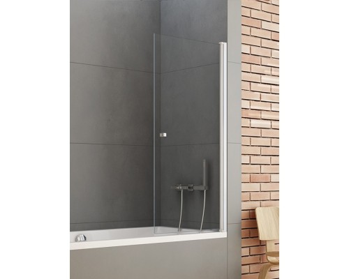 Шторка для ванны NEW TRENDY NEW SOLEO 90x140 хром
