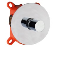 Встраиваемый смеситель для душа AQG Tube, черный матовый