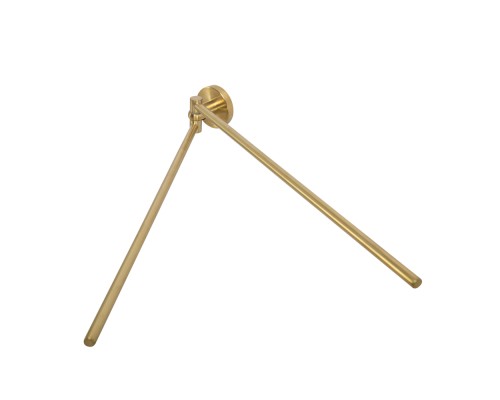 Полотенцедержатель Cezares Relax RELAX-THD-S-BORO двойной поворотный Брашированное золото