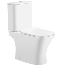 Унитаз напольный Charus Urban Tornado CT700-136W с крышкой-сиденьем