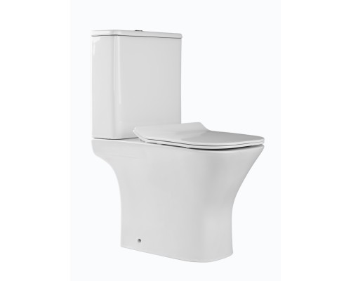 Унитаз напольный Charus Urban Tornado CT700-136W с крышкой-сиденьем