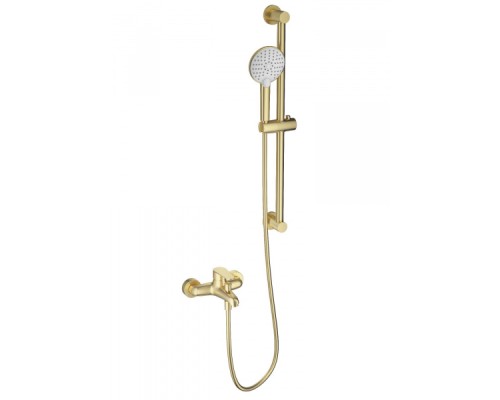Смеситель для ванны с душевым гарнитуром Wonzon&Woghand, Брашированное золото