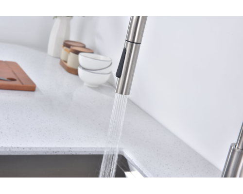 Смеситель для кухни Paulmark Senso Se215180-BS Брашированная сталь