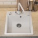 Кухонная мойка кварцевая Uperwood Quartz UPD-07-01, прямоугольная, белая