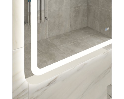 Зеркало Cezares Stylus 150 CZR-SPC-STYLUS-1500-700-TCH-WARM с подсветкой с сенсорным выключателем и подогревом