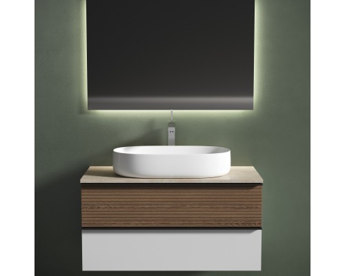 Столешница для ванной комнаты SANCOS 1000х460 TT100A2X