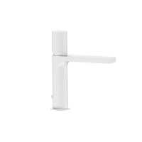 Однорычажный смеситель для раковины AQG Tube, белый матовый