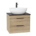 Тумба под раковину Onika Легран 60 подвесная, дуб галифакс, под столешницу