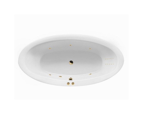 Ванна гидромассажная EXCELLENT Lumina 190x95 LINE NANO золото