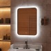 Зеркало Континент Glamour 700х800 с подсветкой с сенсорным выключателем