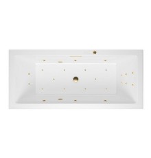 Ванна гидромассажная EXCELLENT Heaven Slim 170x75 ULTRA золото