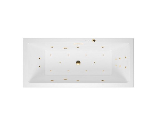 Ванна гидромассажная EXCELLENT Heaven Slim 170x75 ULTRA золото