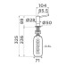 Дозатор Omoikiri OM-02-PVD-G