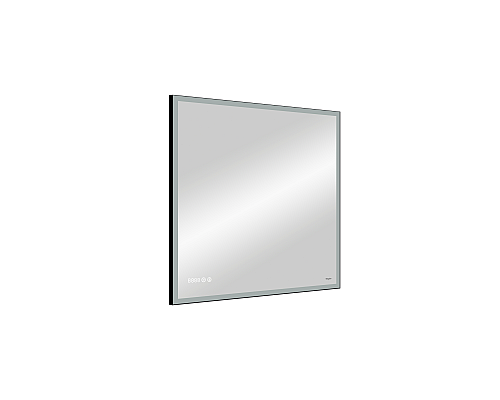 Зеркало Reflection Ghost с LED подсветкой, сенсором и часами 80х80