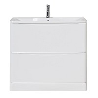 Тумба под раковину BelBagno Albano 90 ALBANO-900-2C-PIA-BL Bianco Lucido