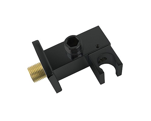 Держатель ручного душа Vincea VSC-41MB с подводом воды черный