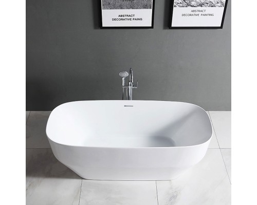 Ванна акриловая Vincea 1700x750x600 белый слив-перелив в комплекте белый