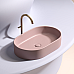 Чаша накладная овальная Ceramica Nova Element 60x38 Розовый Матовый