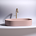 Чаша накладная овальная Ceramica Nova Element 60x38 Розовый Матовый