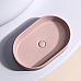 Чаша накладная овальная Ceramica Nova Element 60x38 Розовый Матовый
