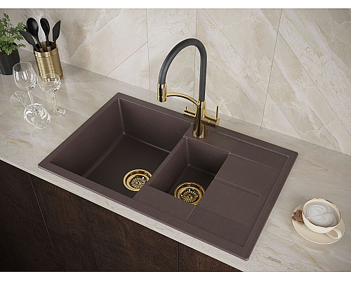 Смеситель для кухни Paulmark Siegen Si213111-G Золото