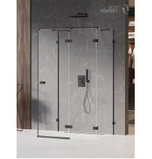Душевое ограждение NEW TRENDY AVEXA BLACK R 120x80x200 черный