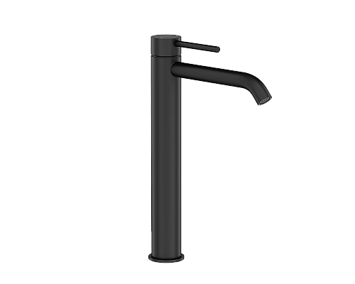 Смеситель для раковины высокий SANCOS Etna, черный матовый, SC9002MB