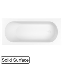 Ванна из искусственного камня Whitecross Gin 165x75 белый матовый