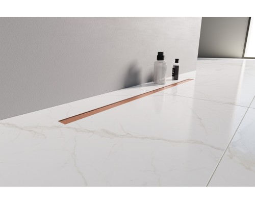 Душевой трап NEW TRENDY COPPER BRUSHED 90 см брашированная медь
