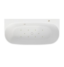 Ванна WHITECROSS Make 170x80 "AERO" (золото) иск. камень