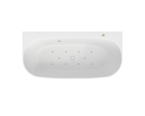 Ванна WHITECROSS Make 170x80 "AERO" (золото) иск. камень